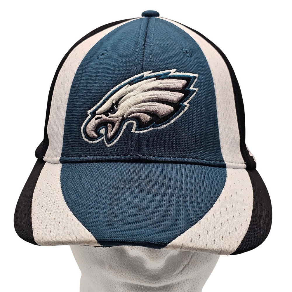 Philadelphia Eagles 47 Brand NFL Team Apparel Mesh Strapback Cap Teal White